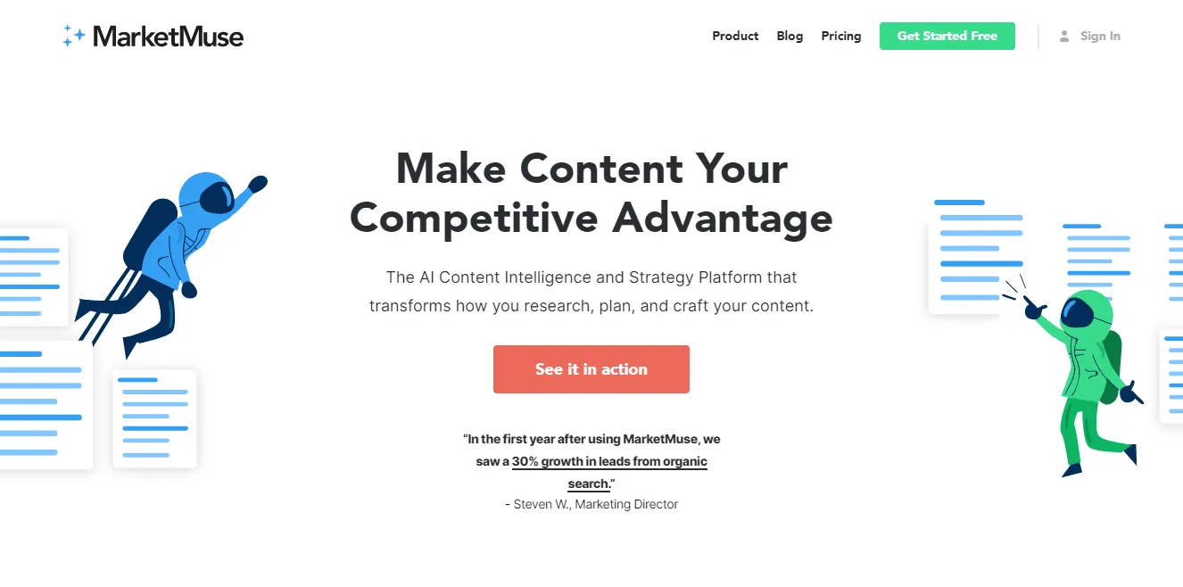 MarketMuse-inhoudoptimeringsinstrument