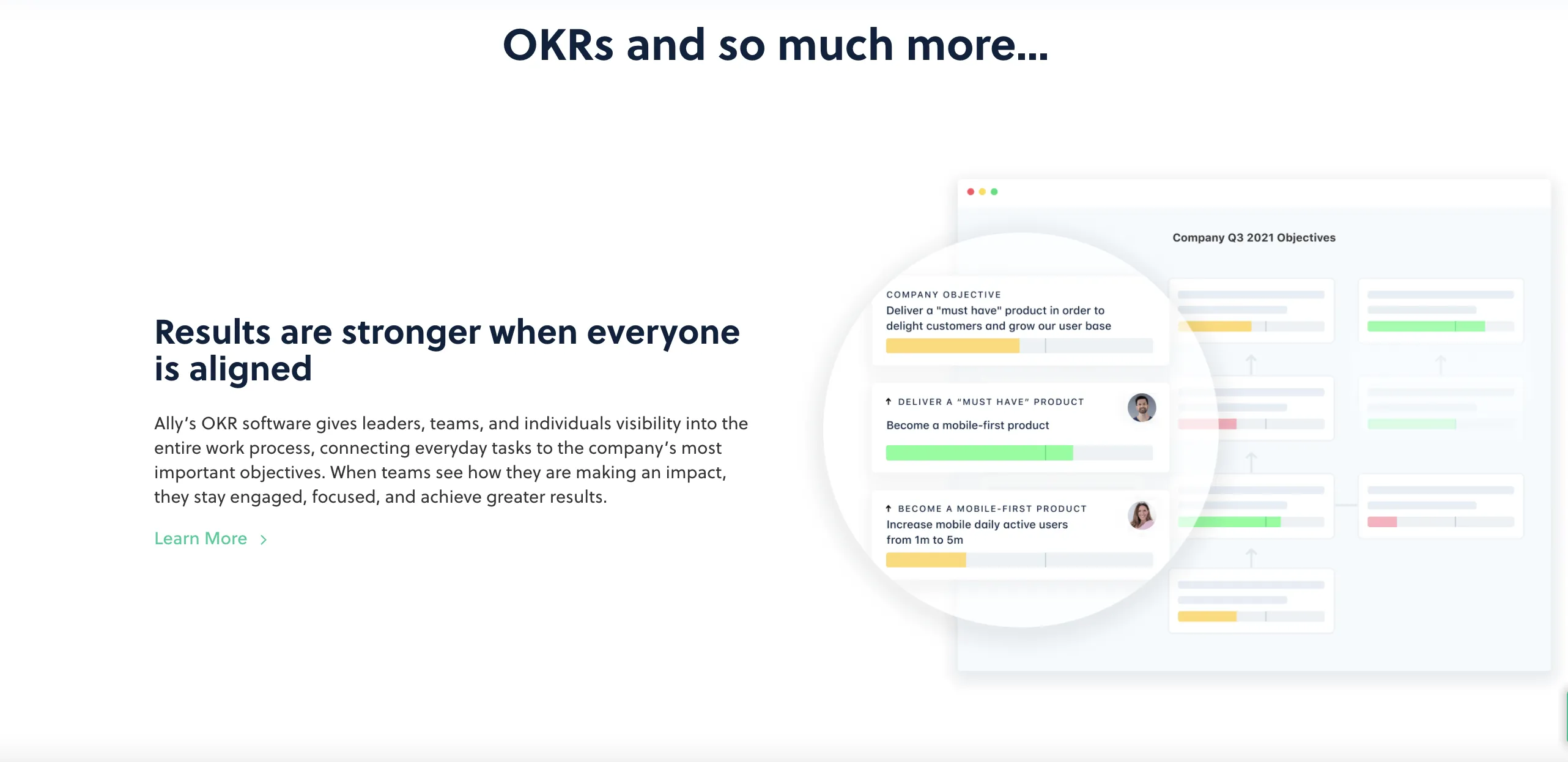 Ally.io OKR софтуер Ally.io OKR софтуер