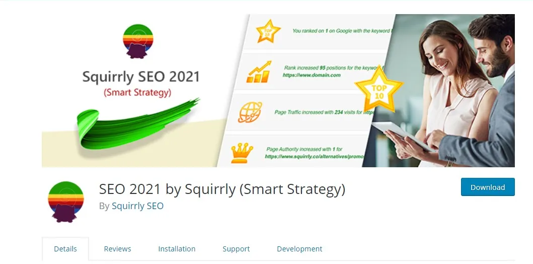 SEO 2021 door Squirrly