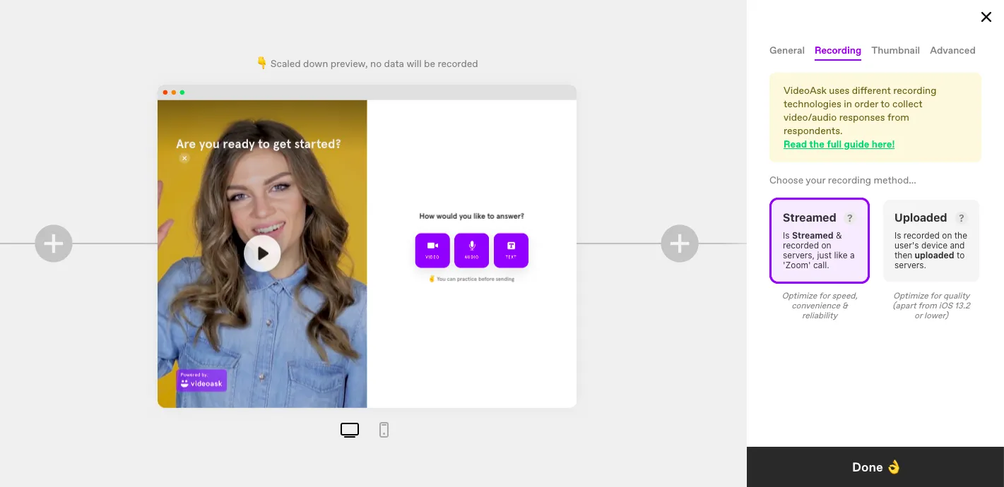 VideoAsk Tutorial Inspelningsteknik VideoAsk Tutorial Inspelningsteknik