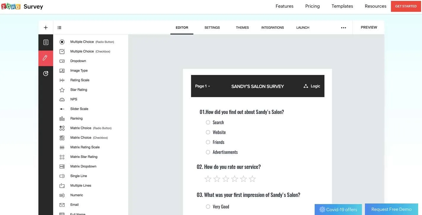 zoho opname surveymonkey alternatief zoho opname surveymonkey alternatief