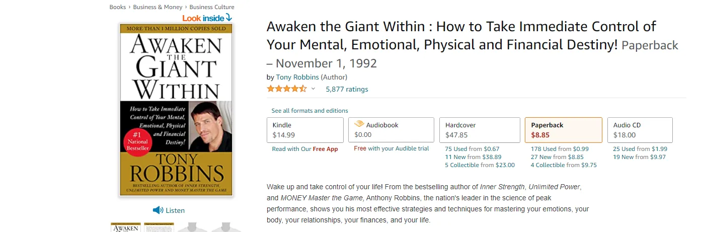 Anthony Robbins tərəfindən içindəki nəhəngi oyat Anthony Robbins tərəfindən içindəki nəhəngi oyat