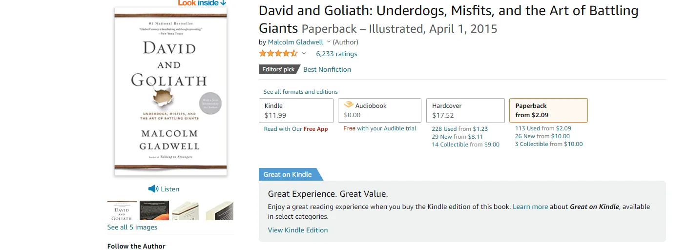 David və Goliath David və Goliath