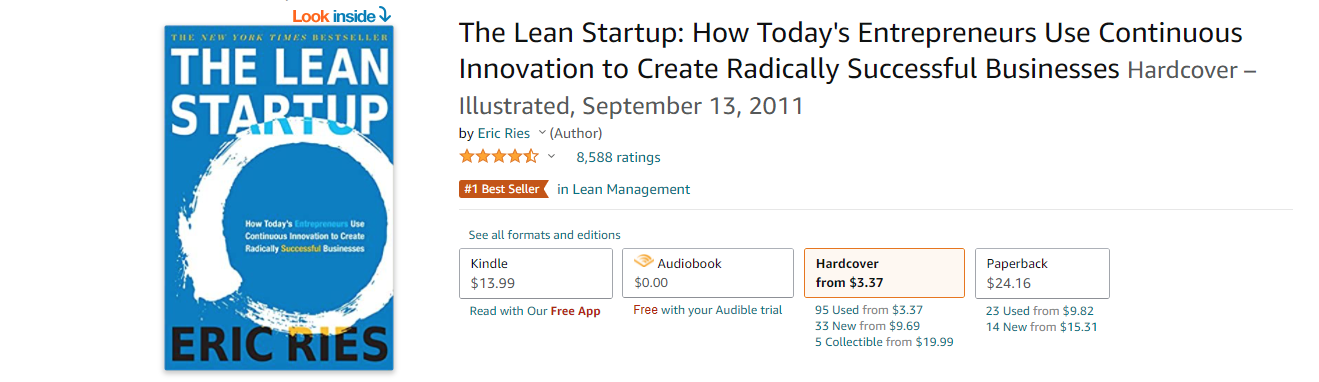 El Lean Startup de Eric Ries