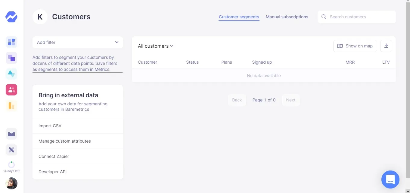 module client baremetrics