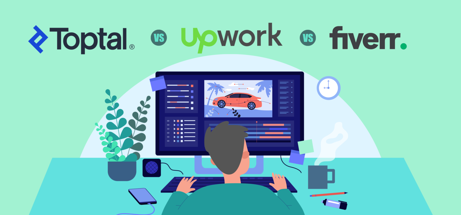 Toptal vs UpWork vs Fivver