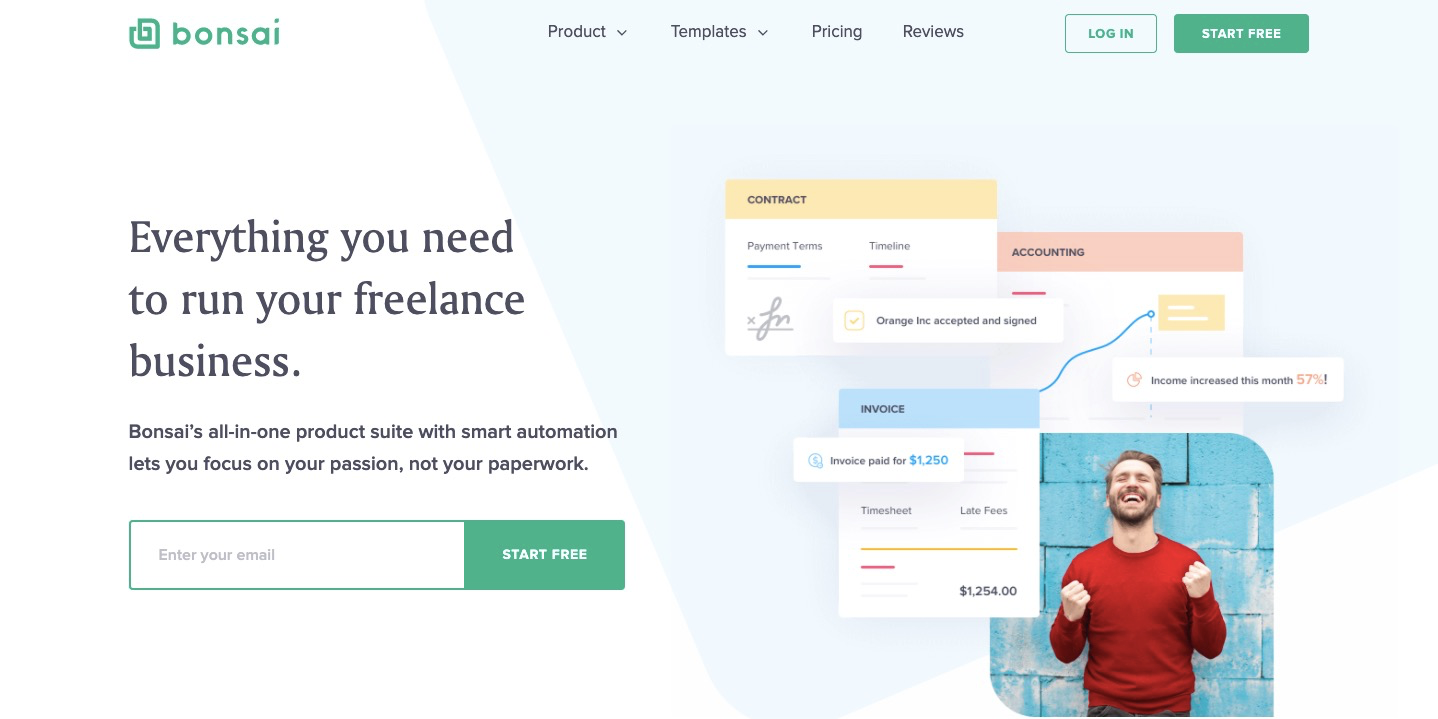 Bonsai business software for freelancers