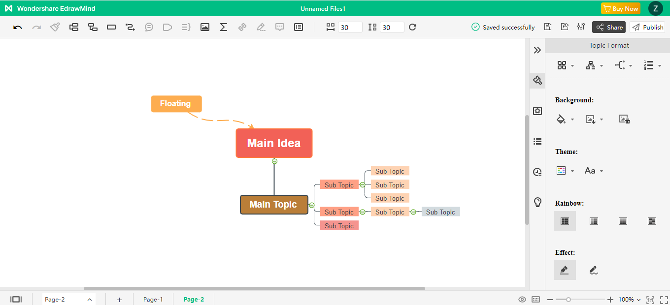 EdrawMind dashboard