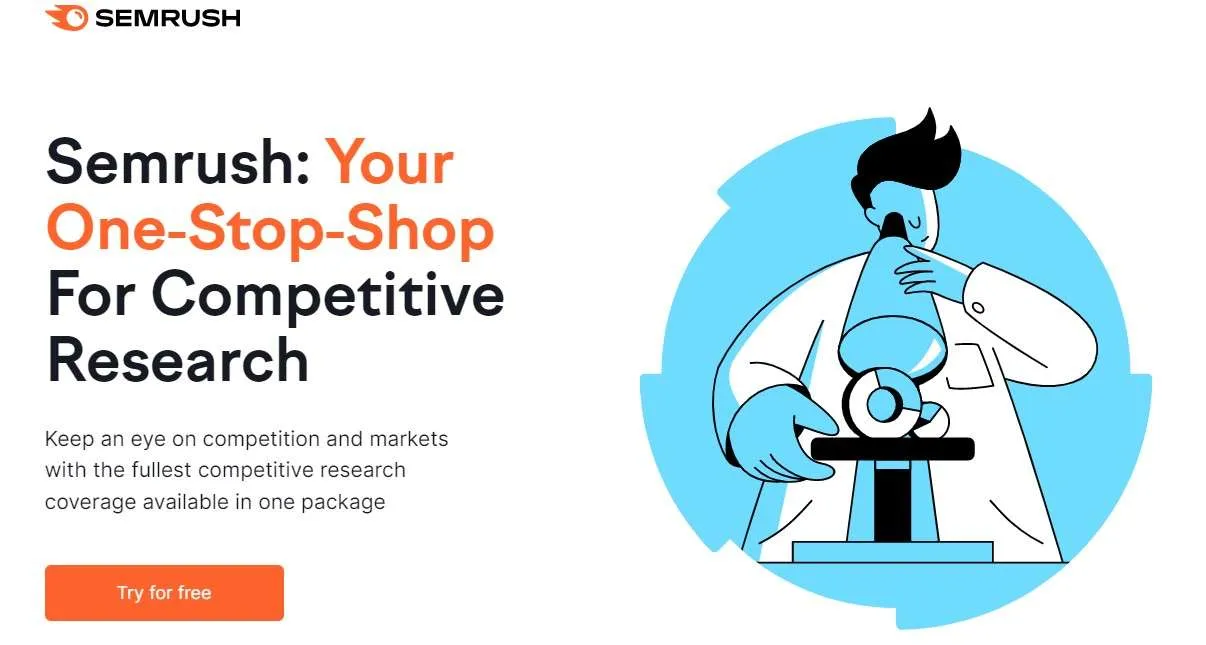 Semrush análise competitiva jargão de marketing digital