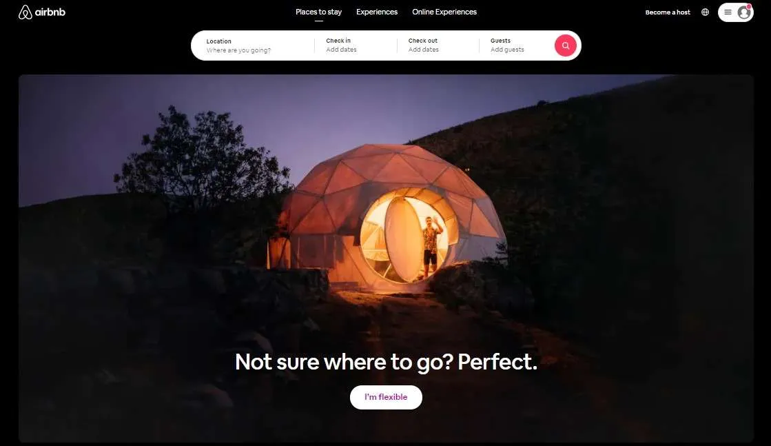 marketing digital airbnb ui