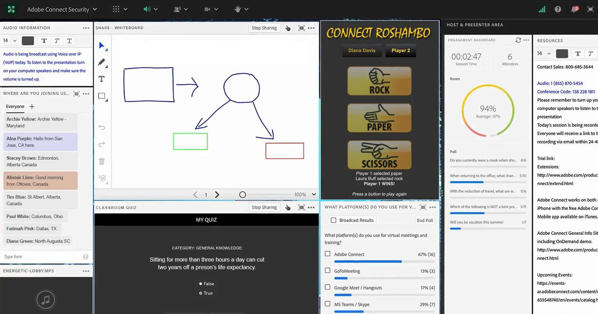 Праграмнае забеспячэнне для вебинаров Adobe Connect Праграмнае забеспячэнне для вебинаров Adobe Connect