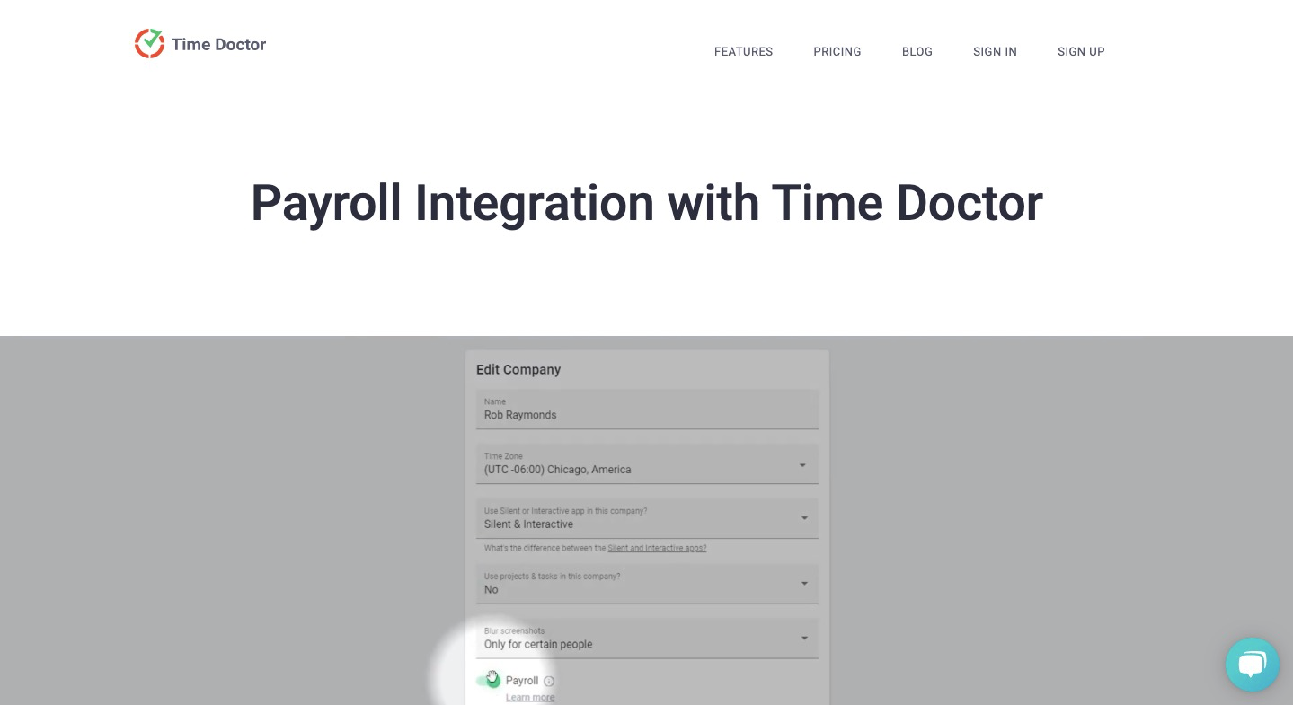 time doctor payroll software