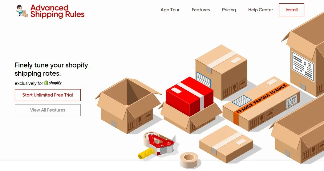 Расширенные правила доставки для Shopify Расширенные правила доставки для Shopify
