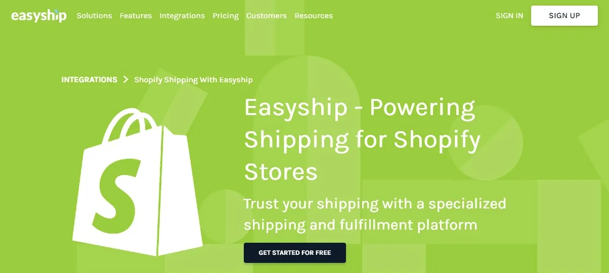Easyship Shopify доставка Easyship Shopify доставка