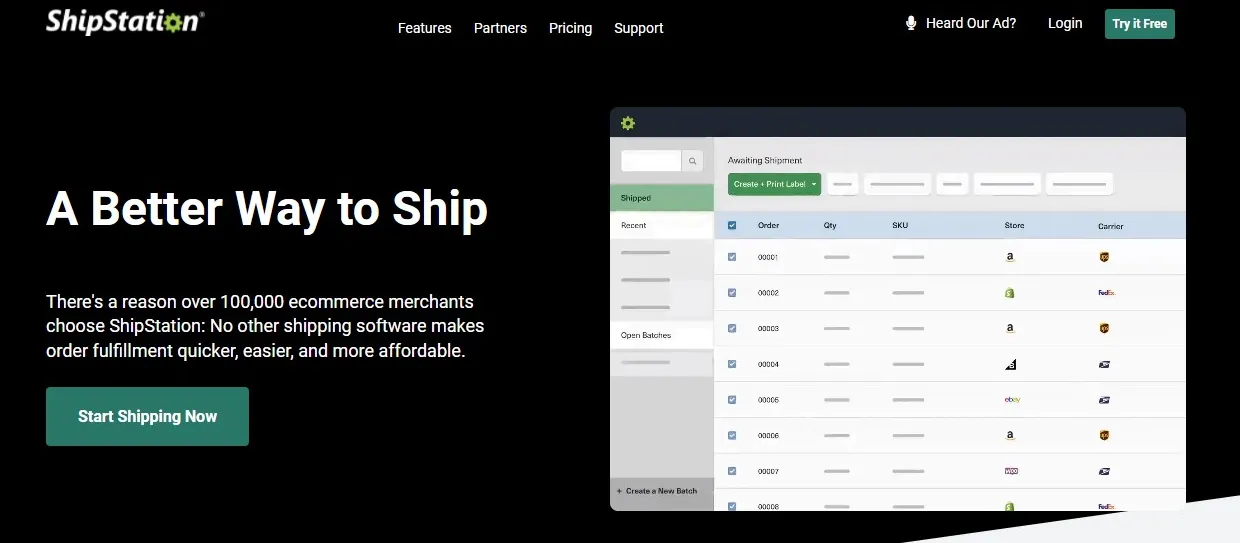 Приложение для доставки ShipStation Shopify Приложение для доставки ShipStation Shopify