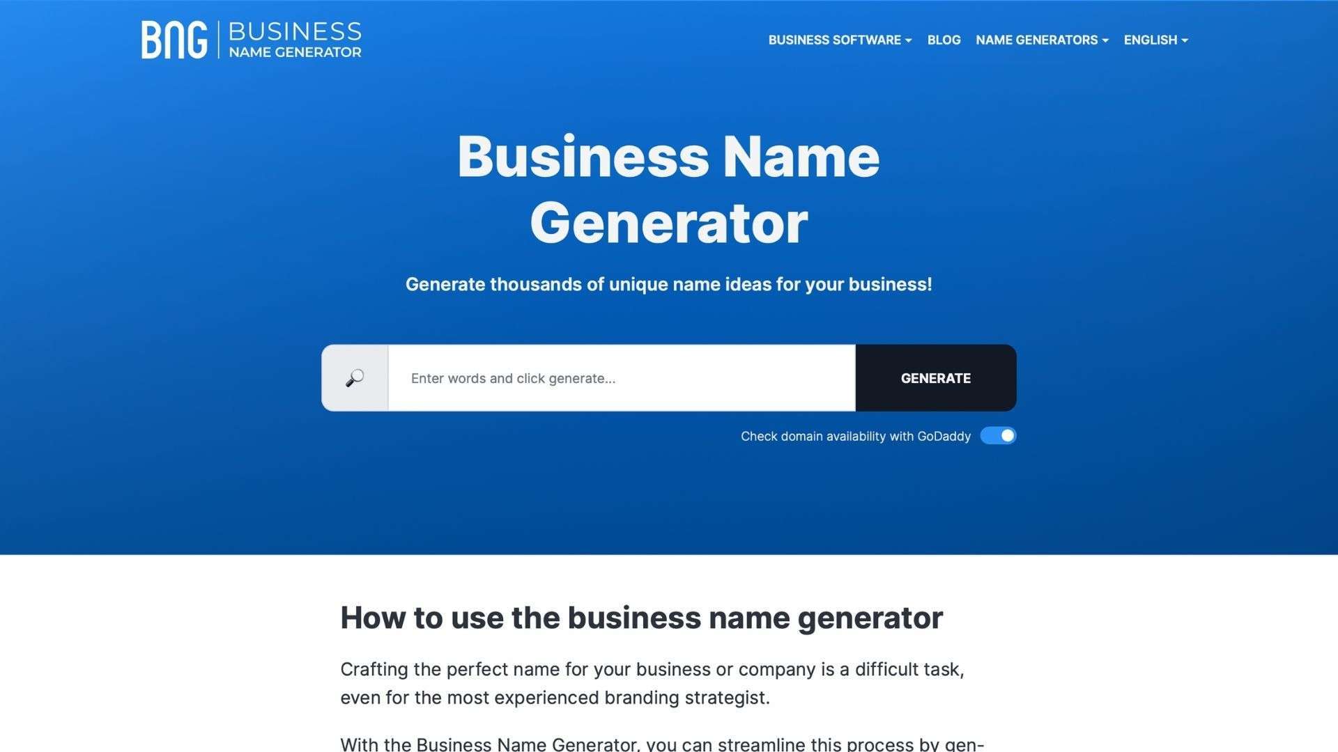 YouTube Name Generator BNG name generator
