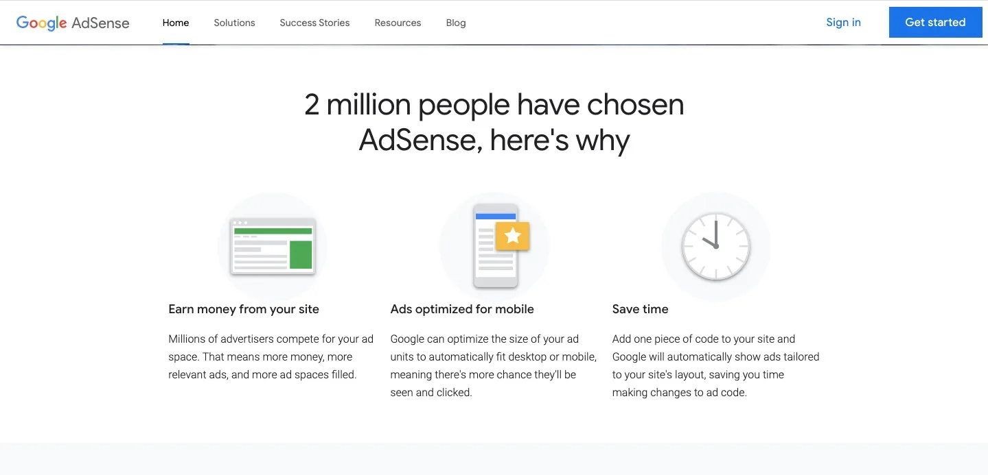google adsense ad network