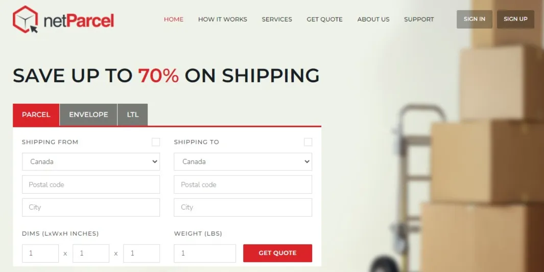 Приложение доставки netParcel для Shopify Приложение доставки netParcel для Shopify