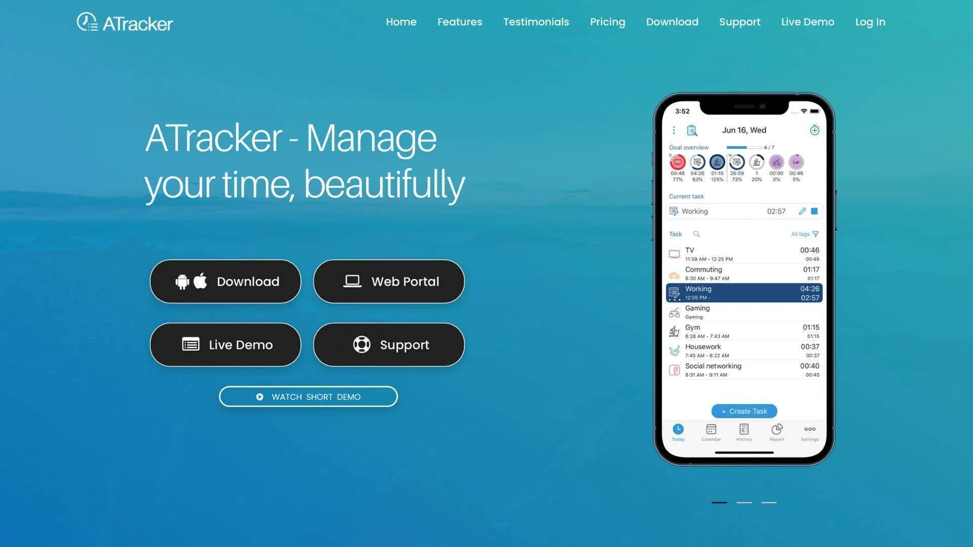 Найкращий додаток для відстеження цілей ATracker