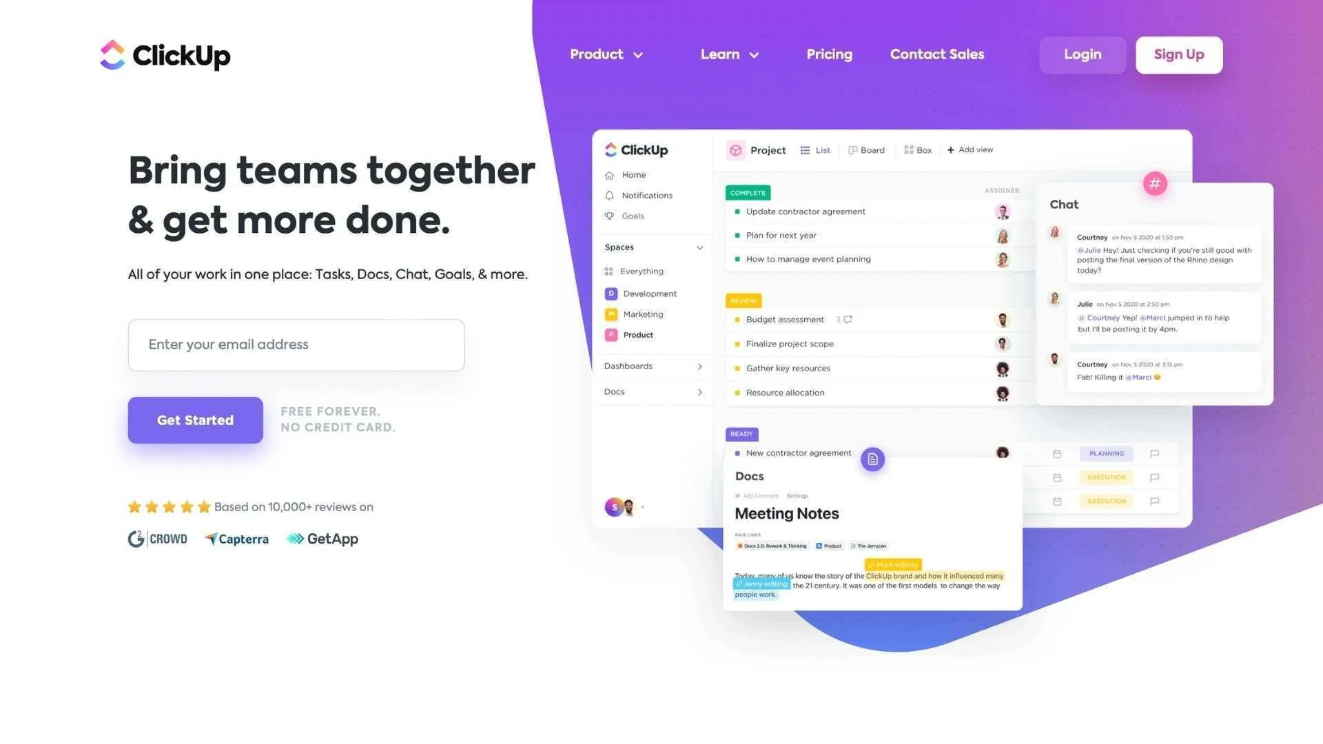 Найкращий додаток для відстеження цілей ClickUp