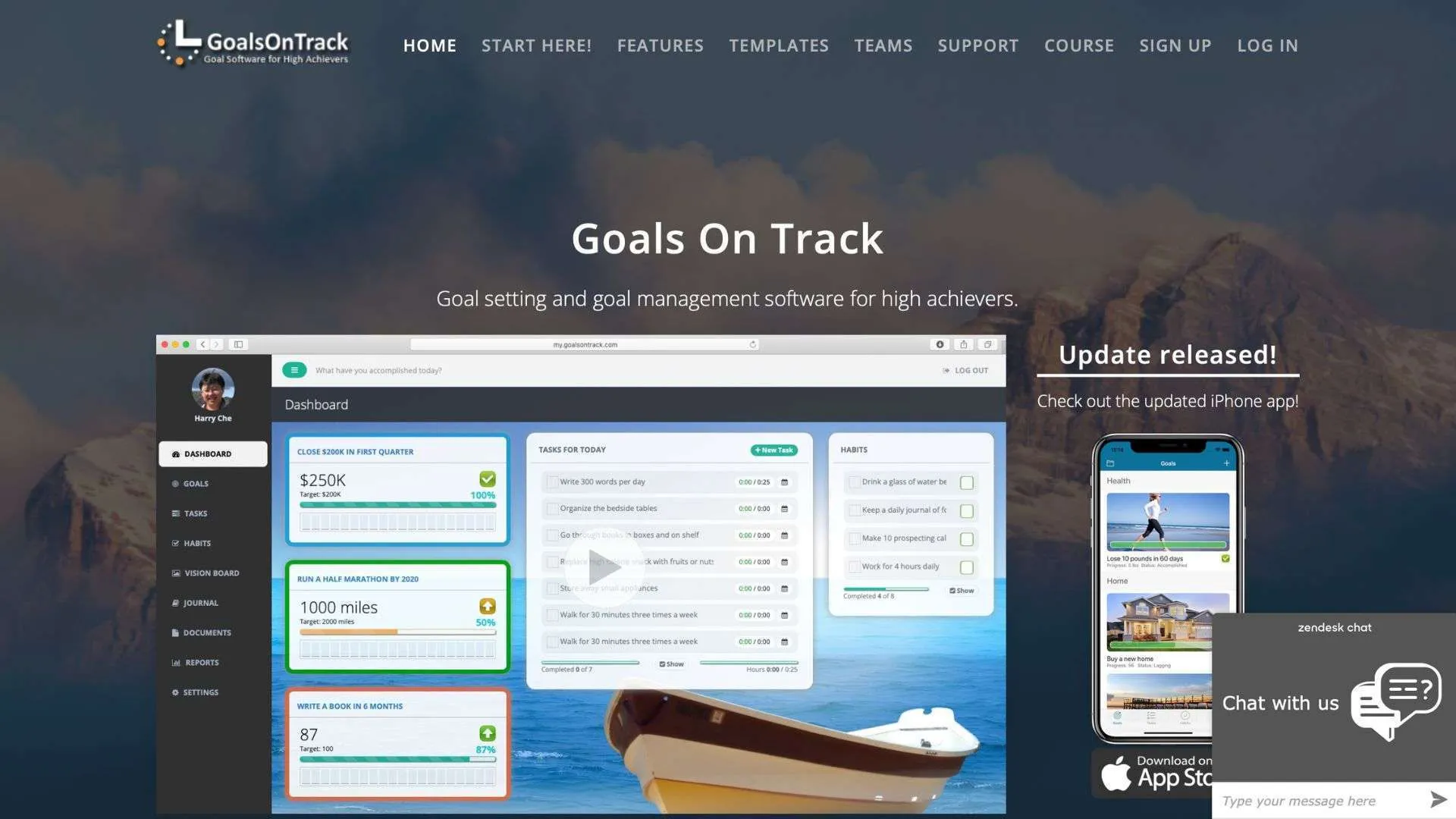 Best Goal Tracking App GoalsOnTack