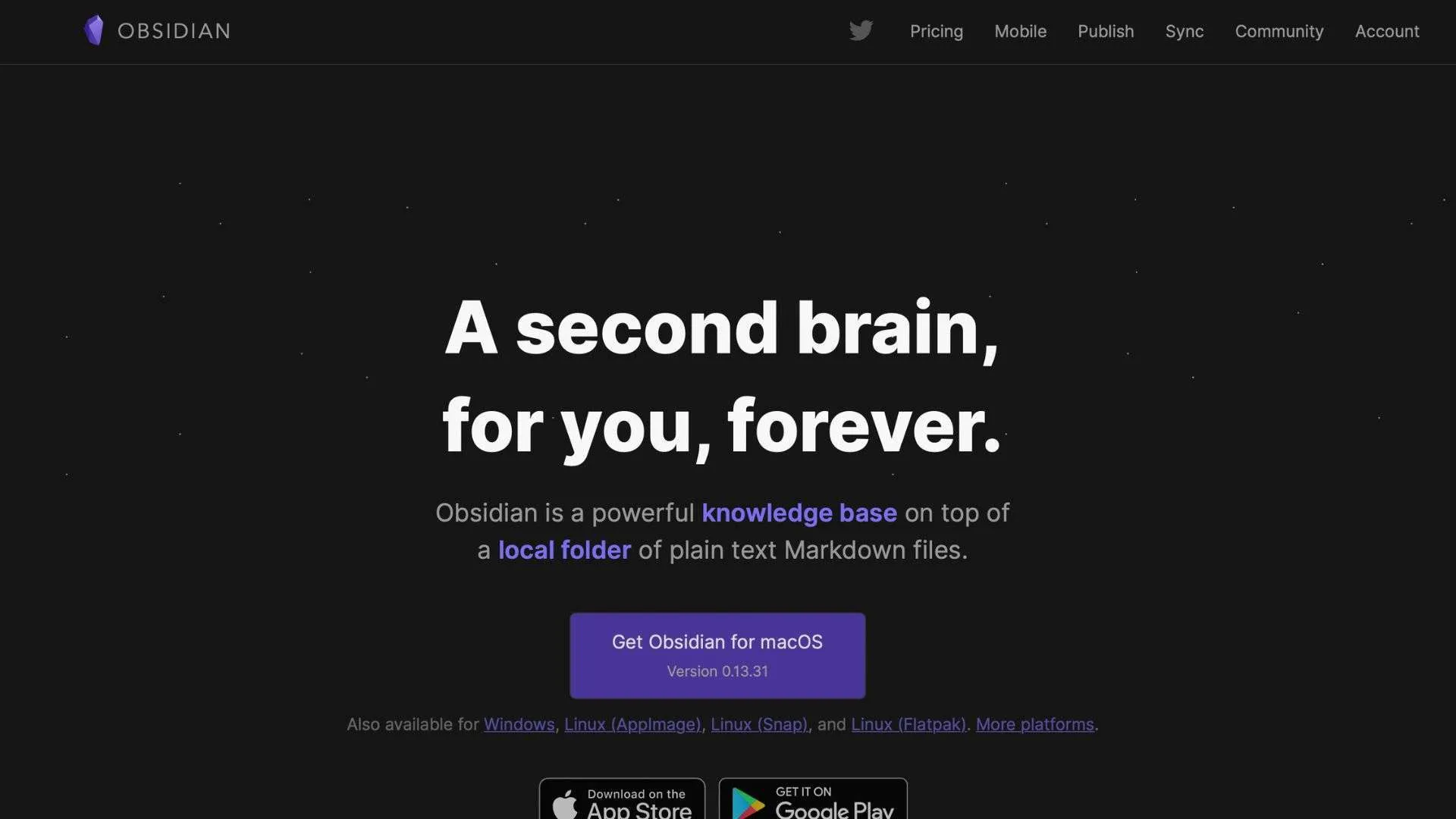 Notera att ta appen Obsidian Notera att ta appen Obsidian