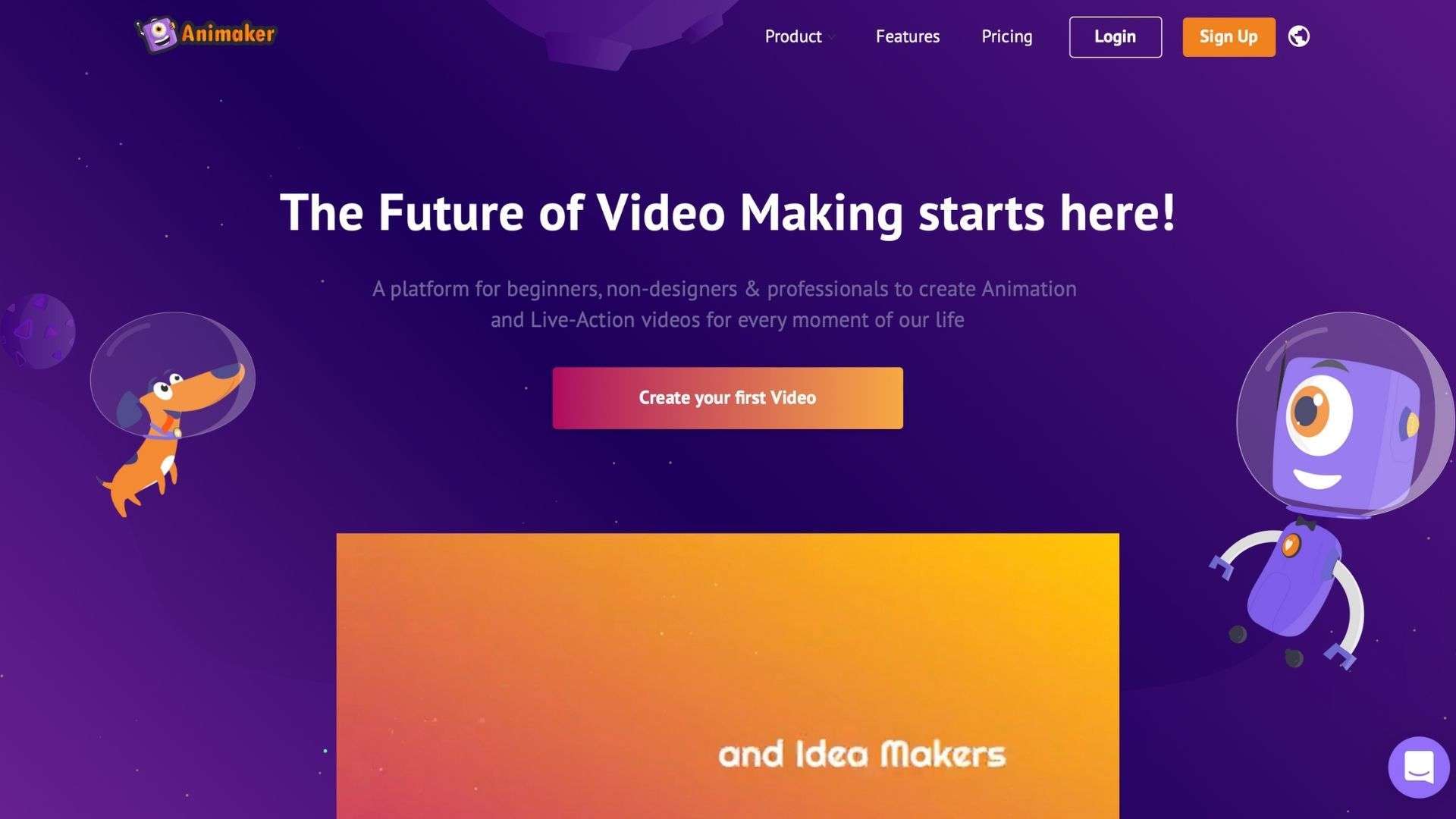 Tools for Animated Videos Animaker