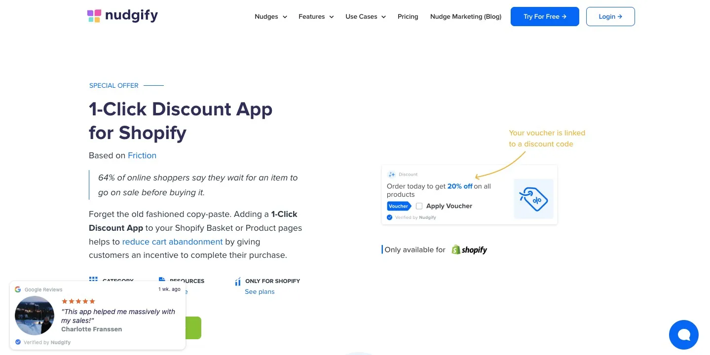 nudgify shopify தள்ளுபடி பயன்பாடு nudgify shopify தள்ளுபடி பயன்பாடு