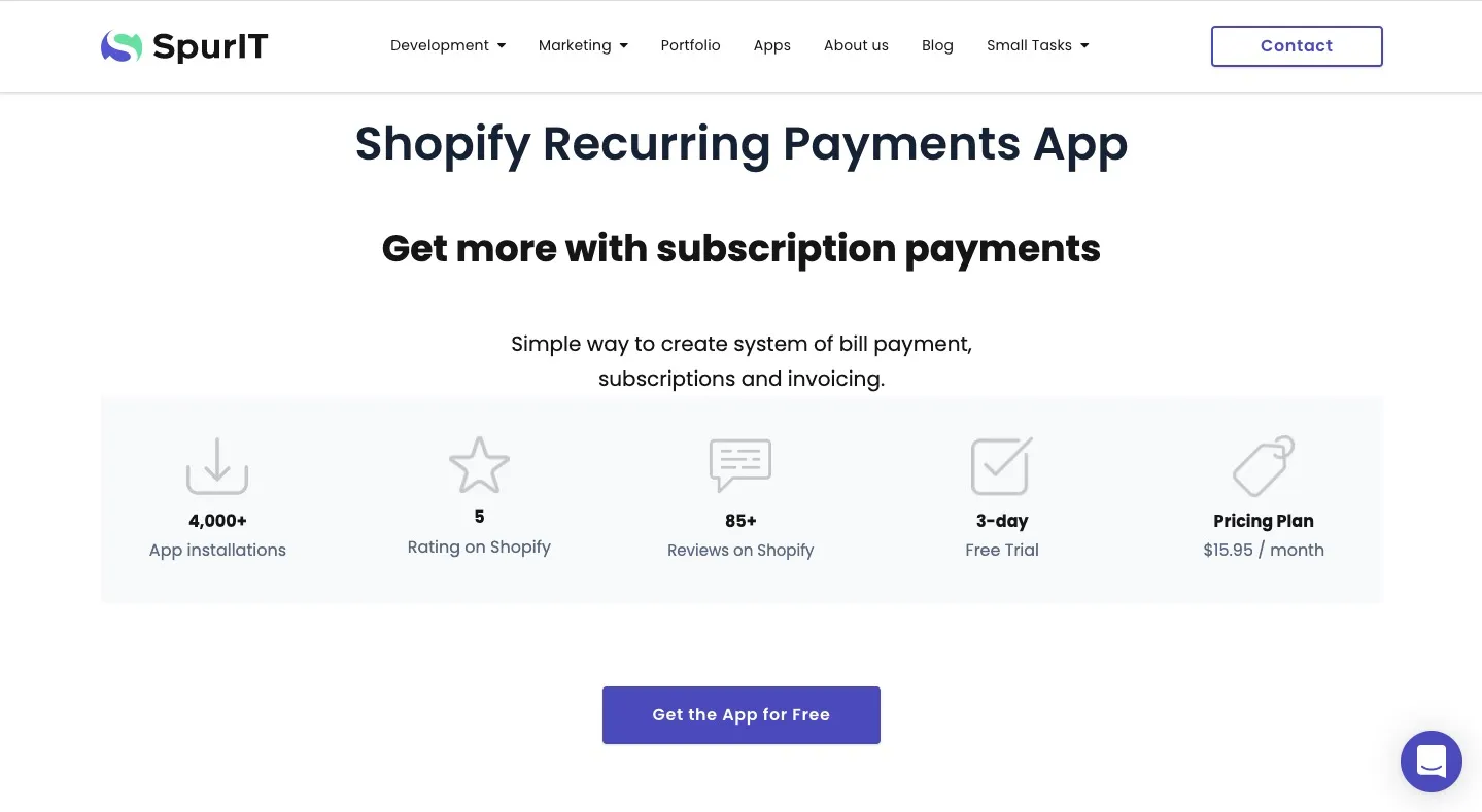 aplikacja subskrypcyjna spurit shopify aplikacja subskrypcyjna spurit shopify