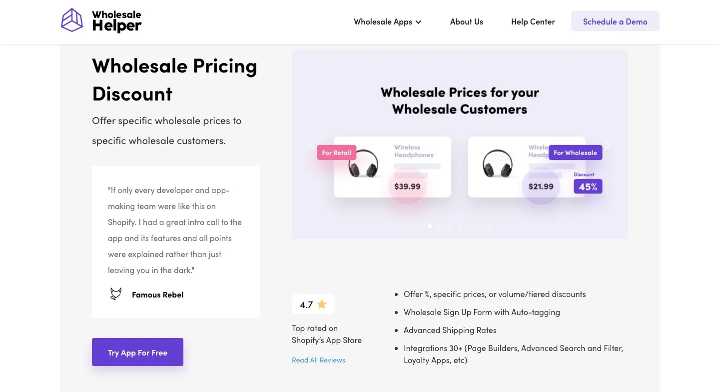 மொத்த உதவியாளர் shopify தள்ளுபடி பயன்பாடு மொத்த உதவியாளர் shopify தள்ளுபடி பயன்பாடு