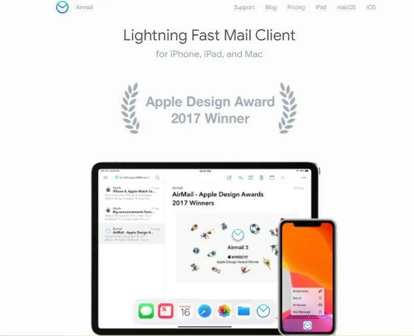 Airmail best email client for macOS iOS