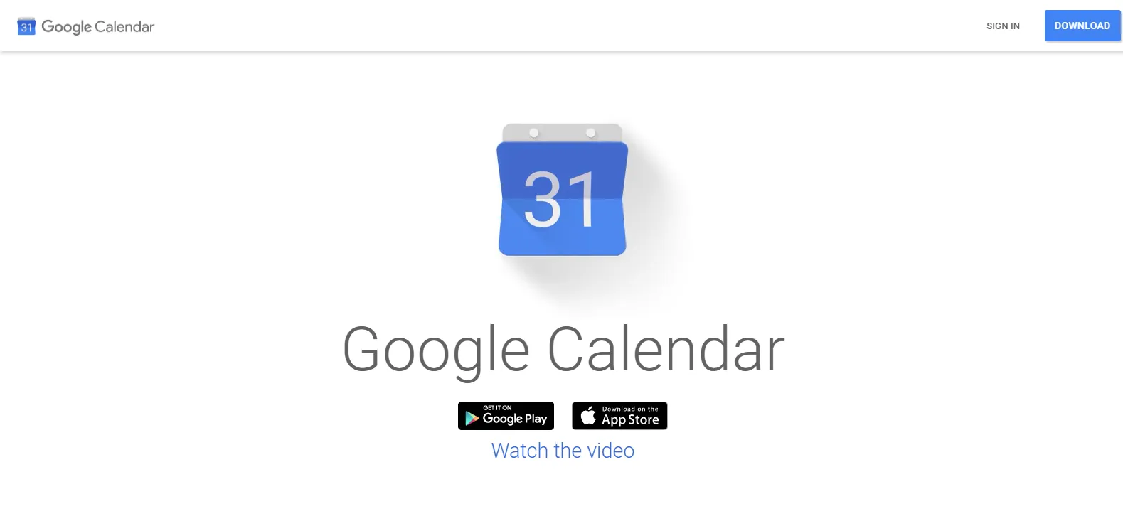Google ቀን መቁጠሪያ