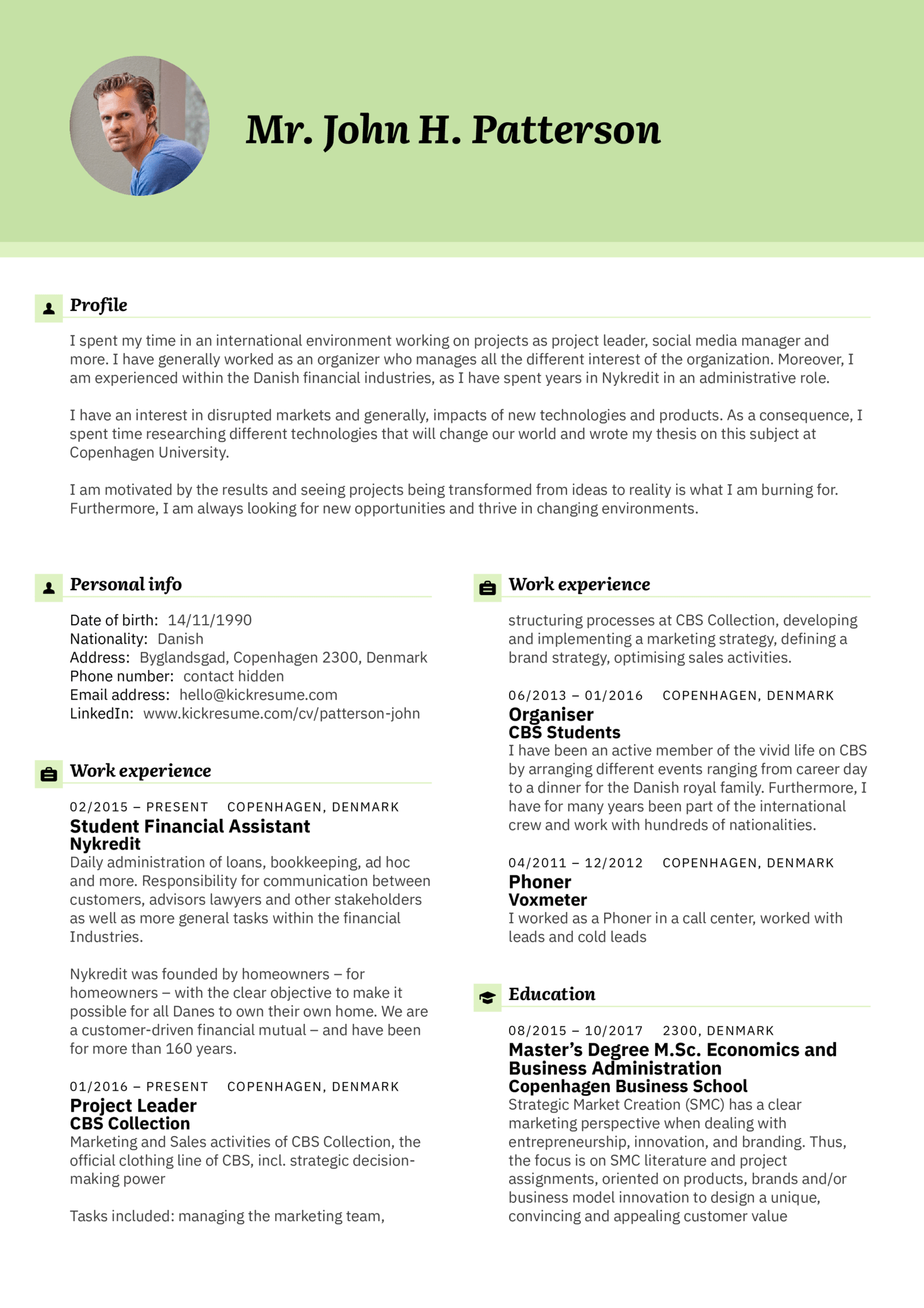 Executive assistant resume