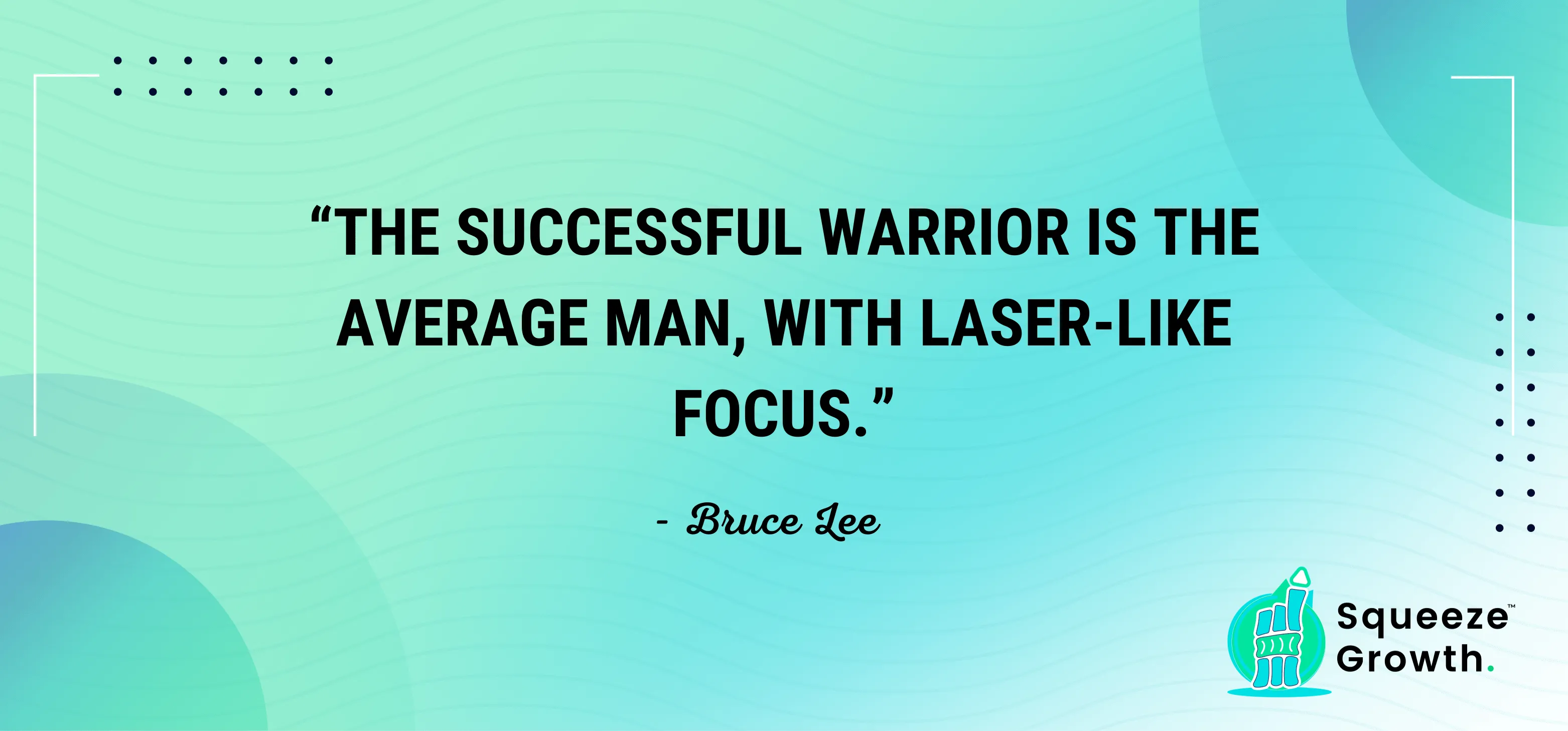 bruce lee on success and focus