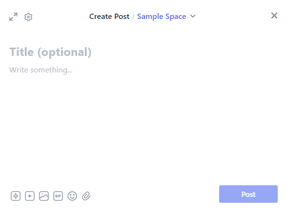 Adding post