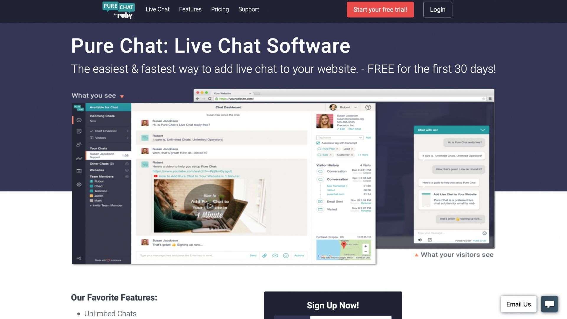 Best Shopify Live Chat App Pure Chat