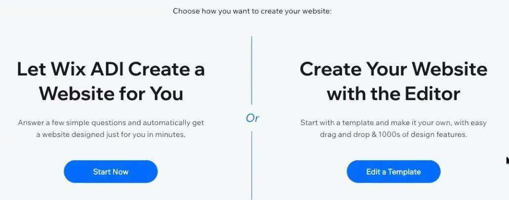 Créer un site Web dans WIX Créer un site Web dans WIX
