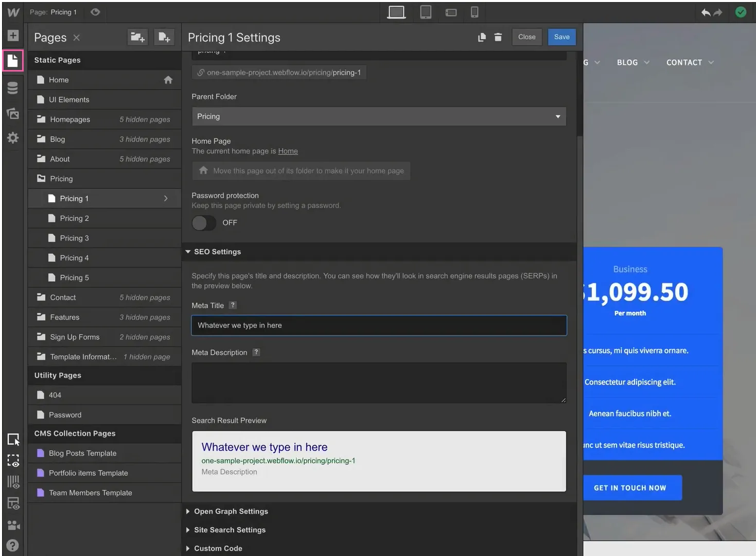 Référencement Webflow Référencement Webflow