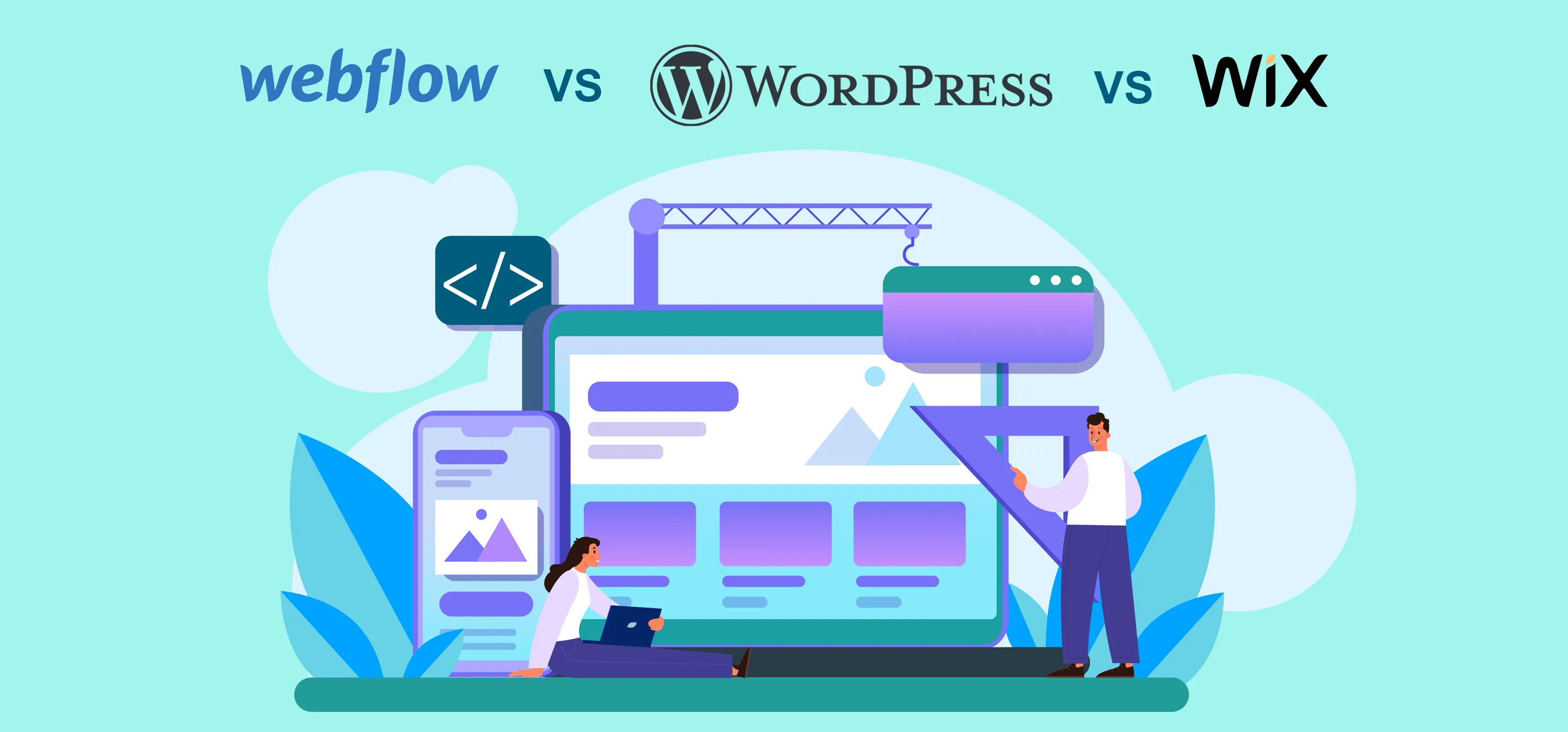 webflow vs wordpress vs wix