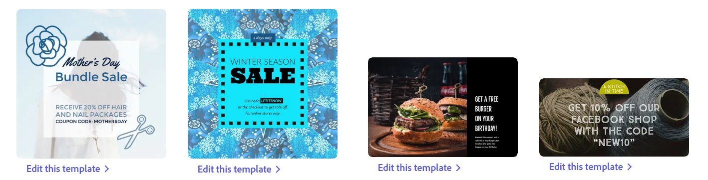 Adobe express coupons