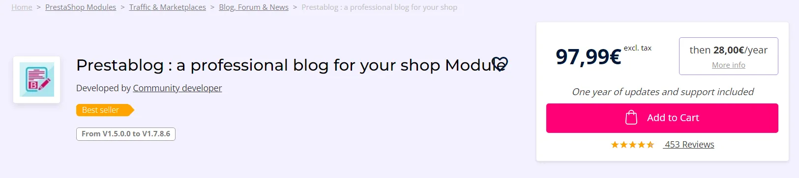 Prestashop 的博客插件 Prestashop 的博客插件