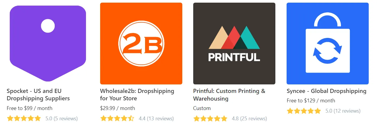 Ecwid 上的 Dropshippers Ecwid 上的 Dropshippers
