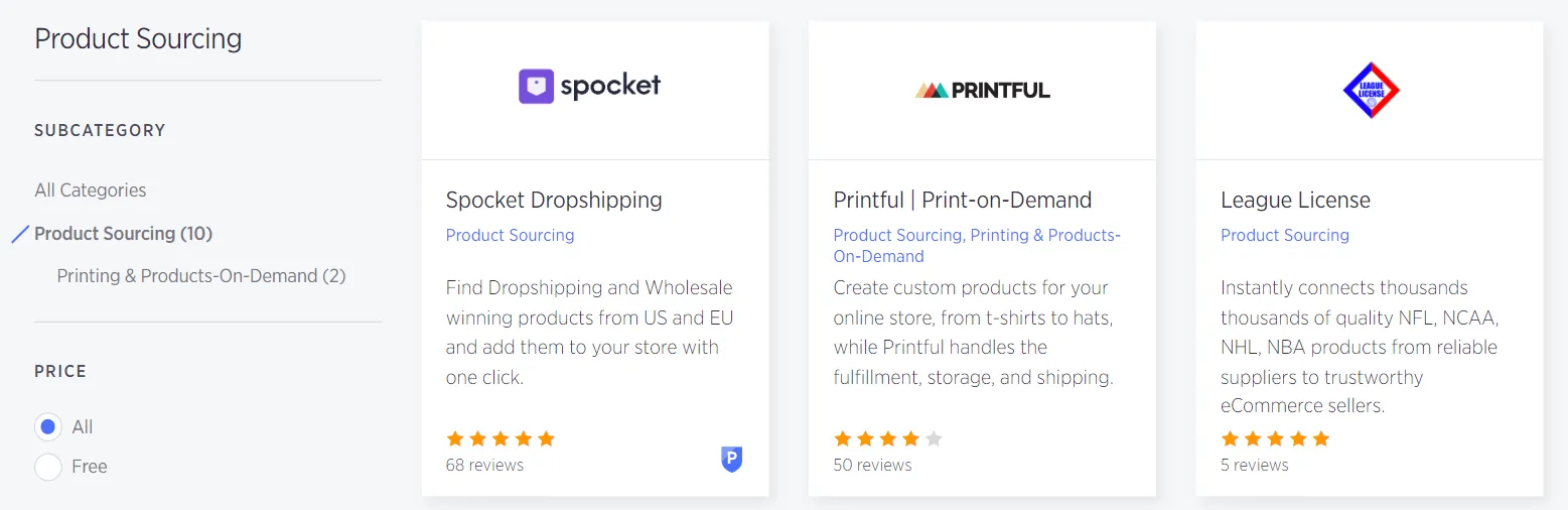 BigCommerce 上的产品采购 BigCommerce 上的产品采购