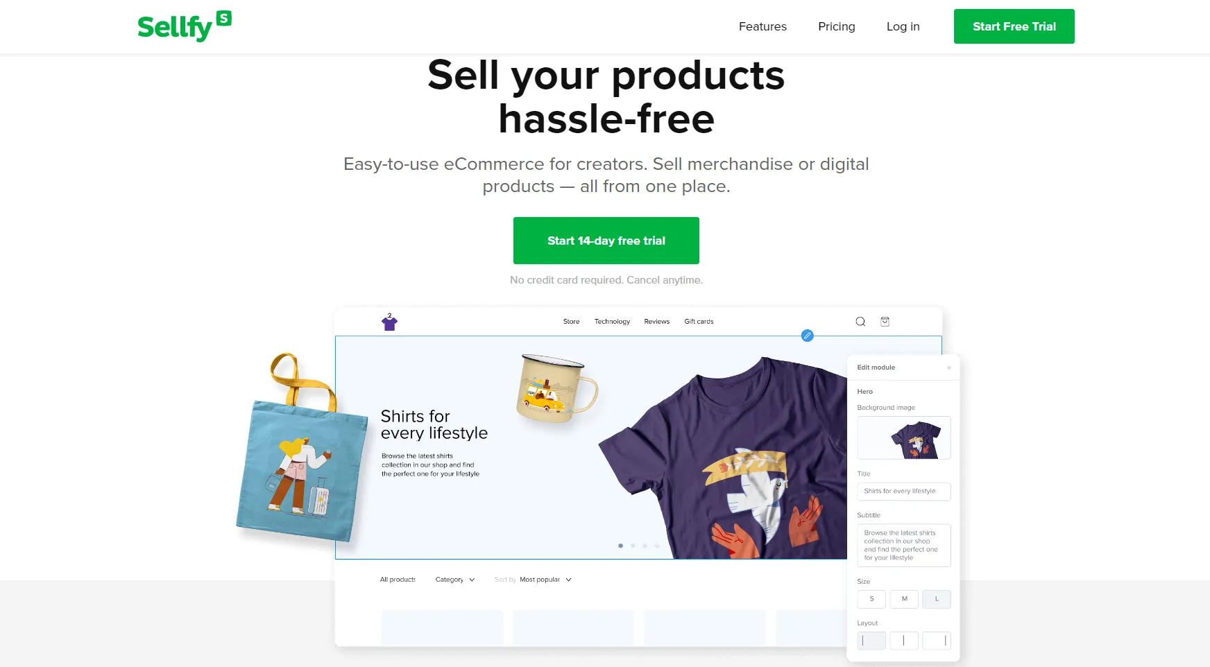 Sellfy 电子商务网站 Sellfy 电子商务网站