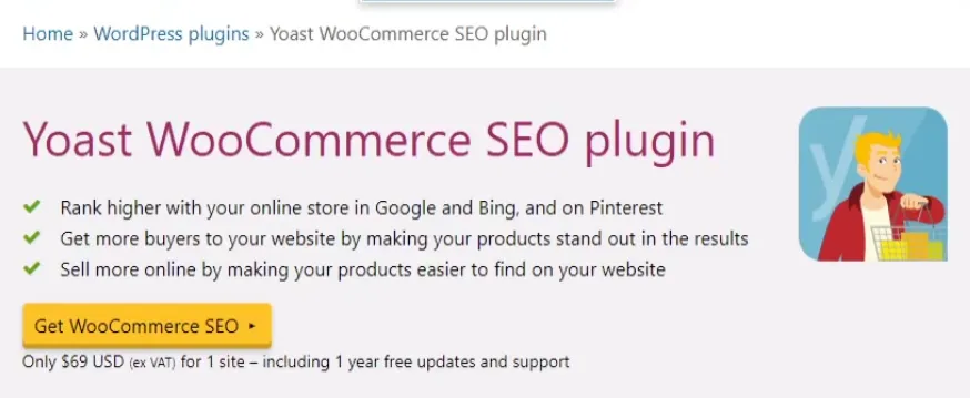 WooCommerce 的 Yoast SEO 插件 WooCommerce 的 Yoast SEO 插件
