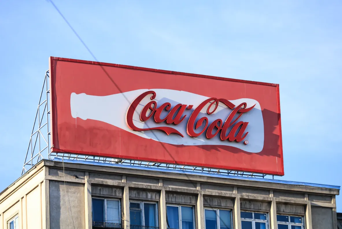 anslagstavla annons av coca cola anslagstavla annons av coca cola