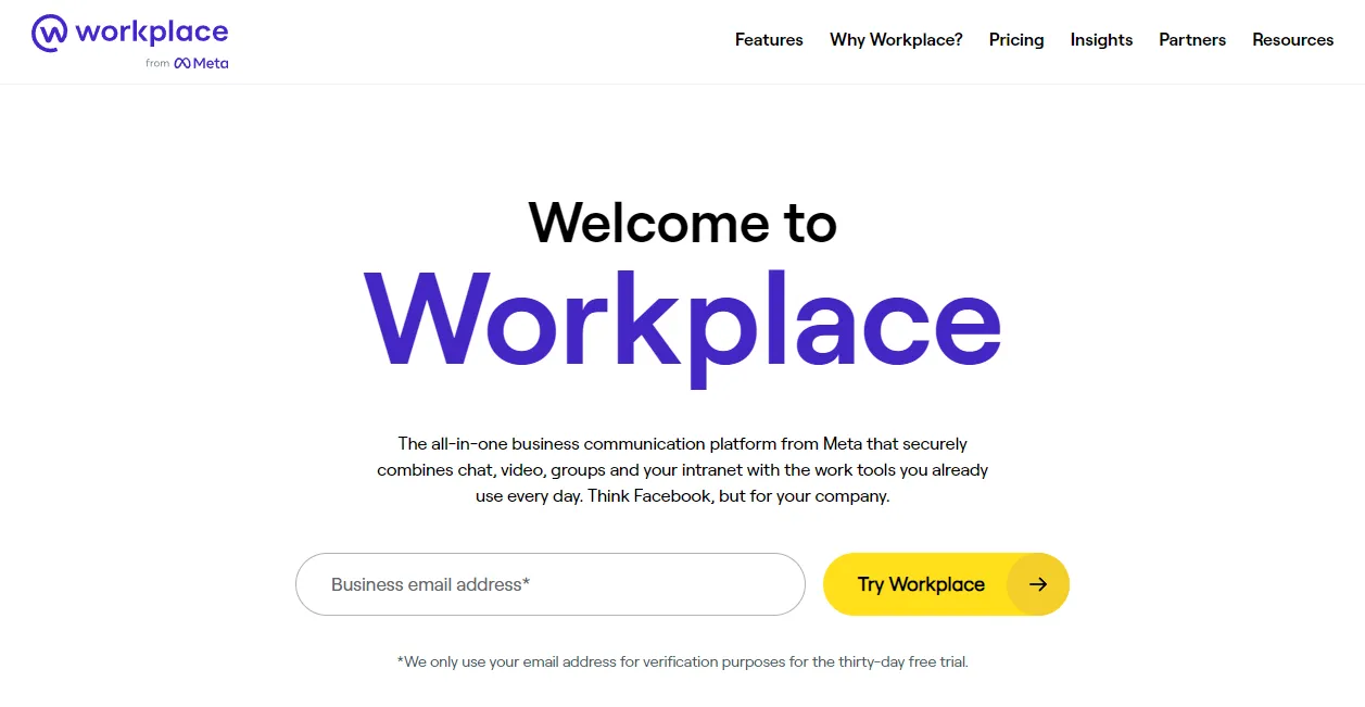 workplace from meta team collaboration software