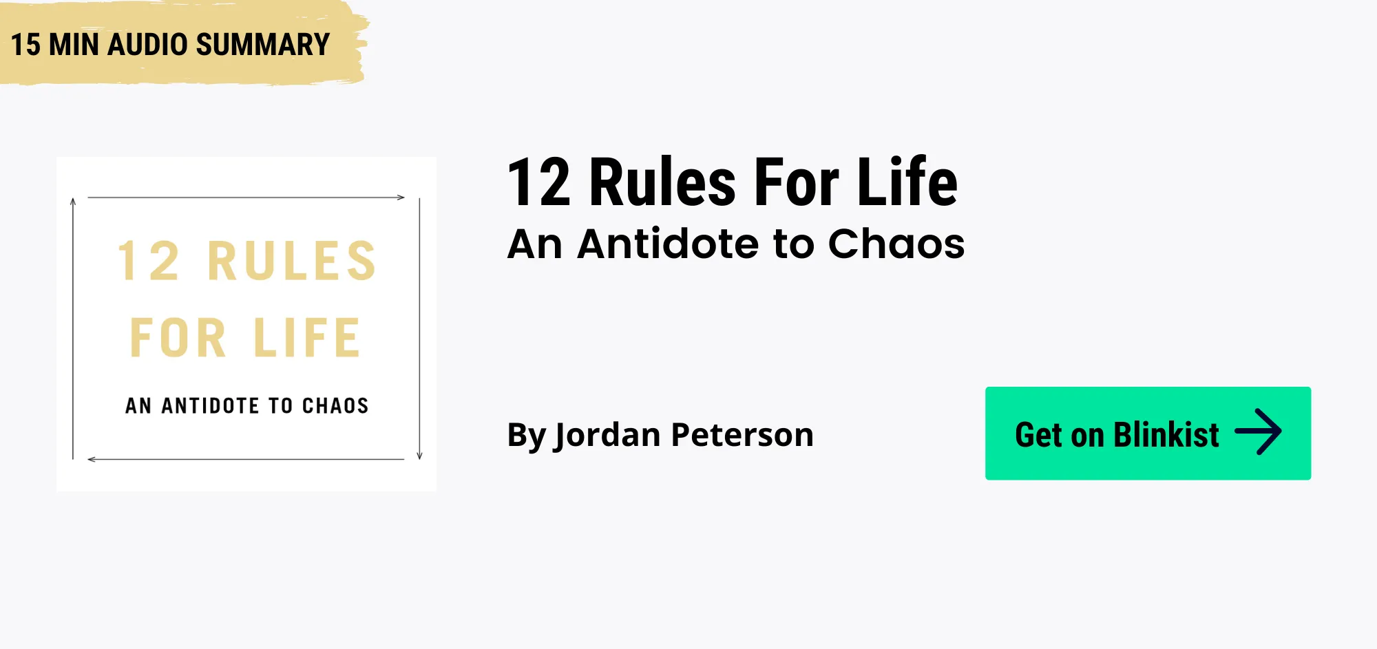 rules for life by jordan peterson