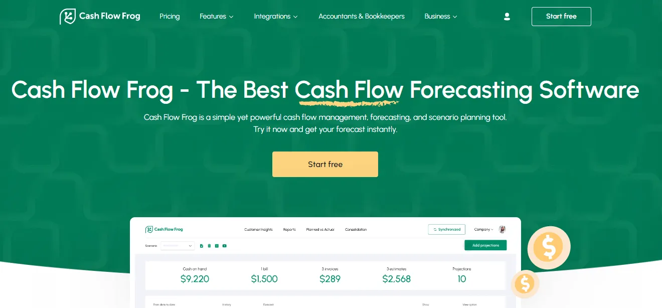 Cashflow-Frosch