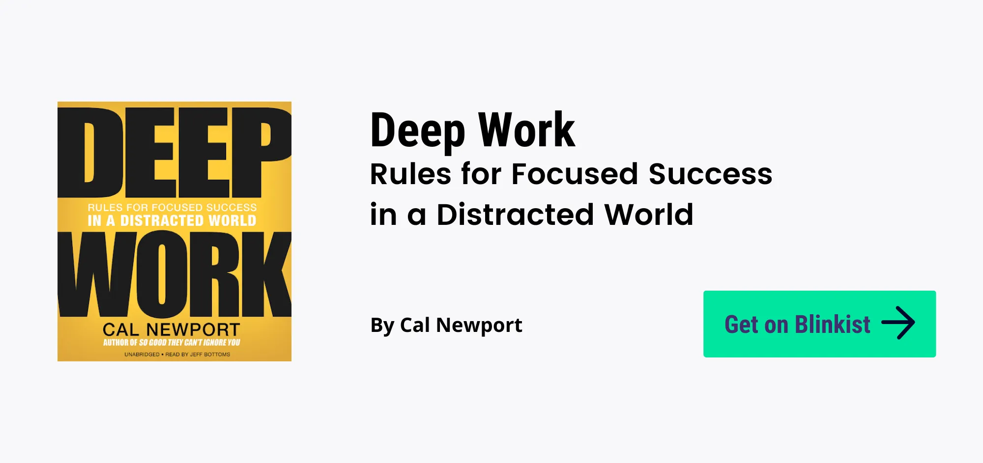Deep Work A book on time blocking
